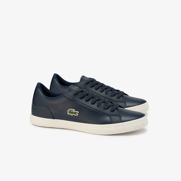 Tenis Lacoste lerond couro  preto