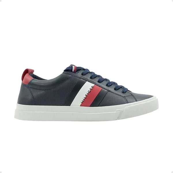 TÊNIS TOMMY HILFIGER DINO 9A COURO  MASCULINO