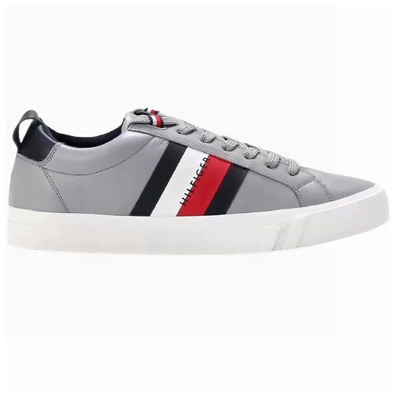 TÊNIS TOMMY HILFIGER DINO 9A COURO  MASCULINO